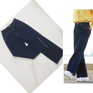 J. Galt Dark Blue Straight Leg Relaxed Fit Jeans Sz S